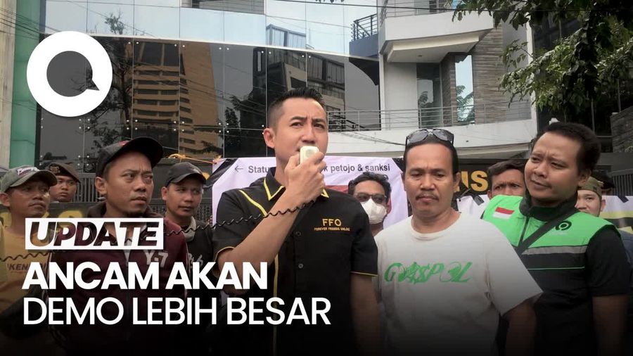 Tuntutan Tak Diterima, Driver Taksi Online Ancam Akan Demo Lebih Besar