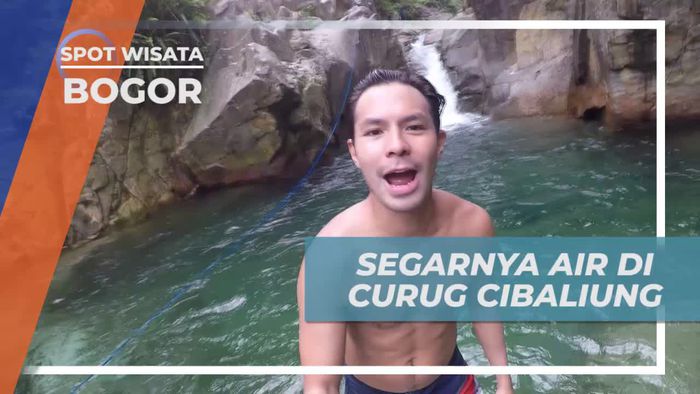 Bersama Kawan-kawan Lokal Berenang Seru di Curug Cibaliung Bogor