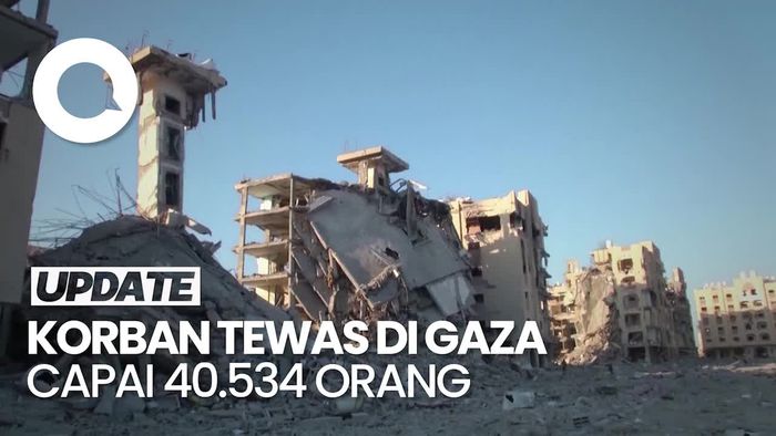  Terus Bertambah! Korban Tewas di Gaza Capai 40.534 Orang