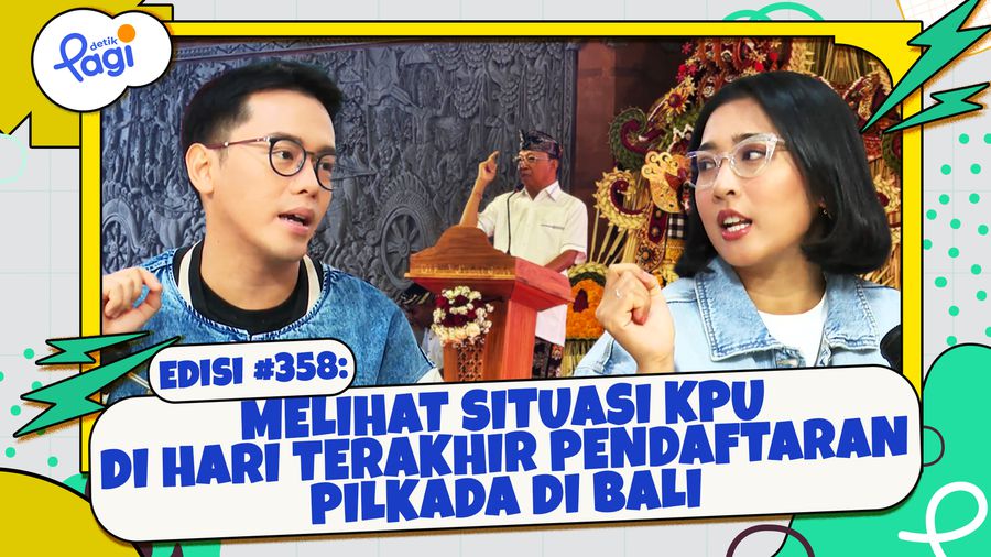 Melihat Situasi KPU di Hari Terakhir Pendaftaran Pilkada di Bali