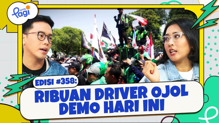Ribuan Driver Ojol Demo Hari Ini