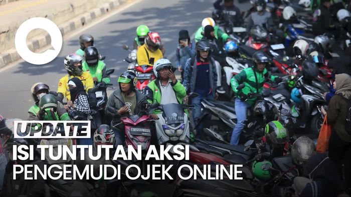 Ribuan Driver Ojol Siap Demo, Ini Isi Tuntutannya