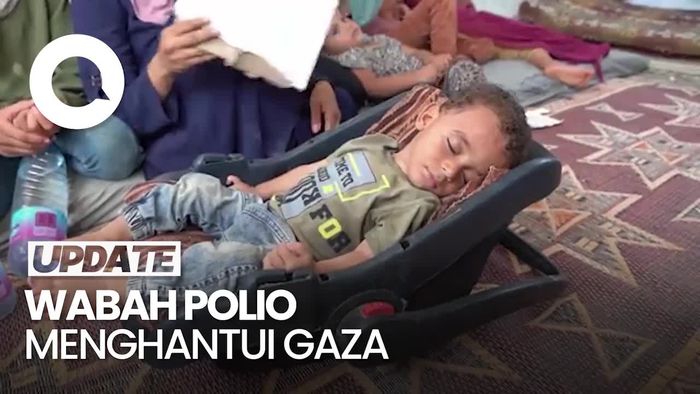 Gaza Hadapi Darurat Polio, Vaksinasi Besar-besaran Disiapkan