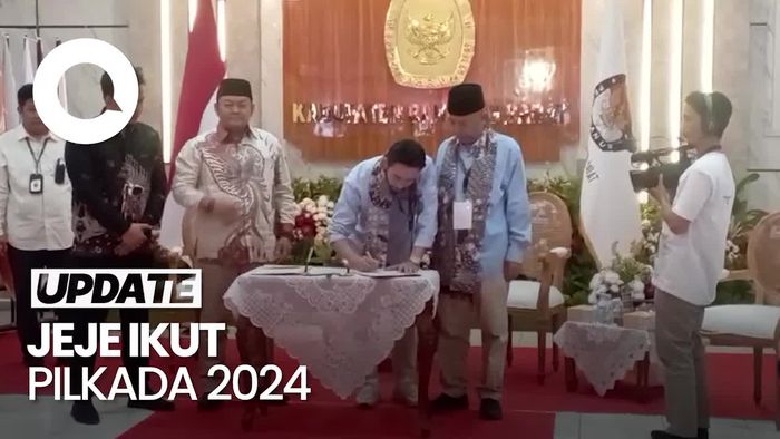Jeje Govinda Daftar Cawabup Ditemani Syahnaz-Nagita Slavina