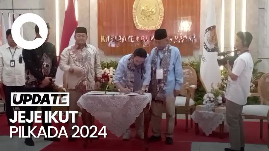 Jeje Govinda Daftar Cawabup Ditemani Syahnaz-Nagita Slavina