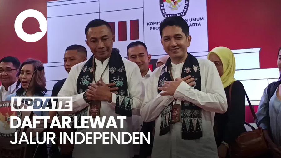 Dharma Pongrekun-Kun Wardana Resmi Daftar Pilgub Jakarta