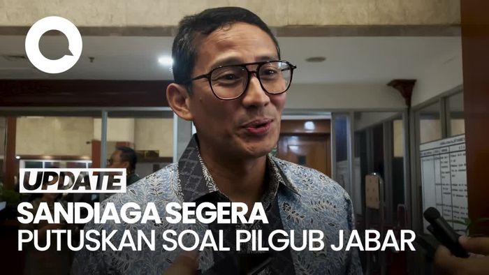 Sandiaga Uno Ngaku Ditawari PKB Maju Pilgub Jabar Sejak 3 Bulan Lalu