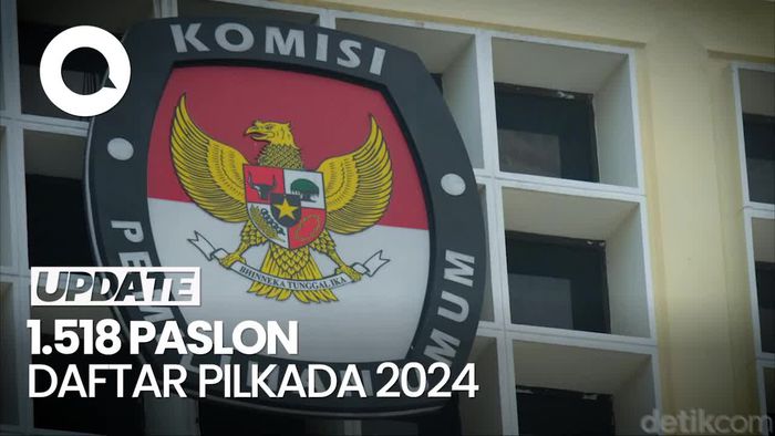 KPU Sebut 1.518 Paslon Resmi Mendaftar di Pilkada 2024