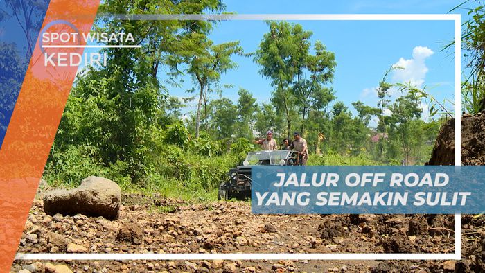 Jalur Offraod yang Disajikan Semakin Bertambah Menantang ala Kaki Gunung Kelud Kediri