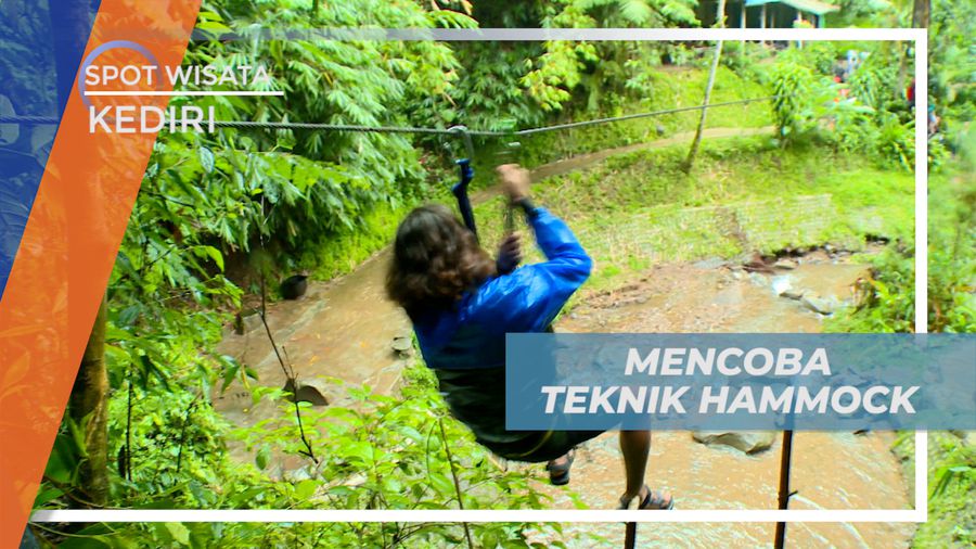 Bersusah Payah Menaiki Hammock di Kawasan Wisata Besuki Gunung Willis Kediri