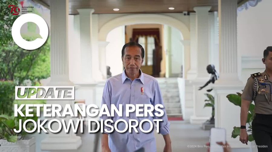 Disorot Doorstop Bukan dengan Wartawan, Begini Respons Jokowi