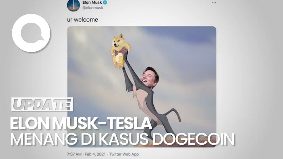Elon Musk Dinyatakan Tak Bersalah Atas Tudingan Manipulasi Dogecoin