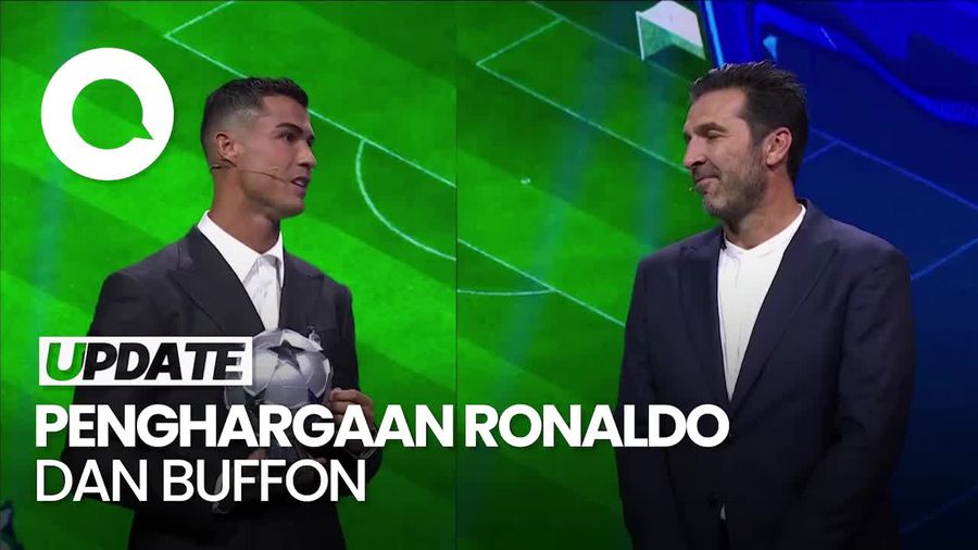 Ronaldo dan BUffon Terima Penghargaan Tertinggi dari UEFA