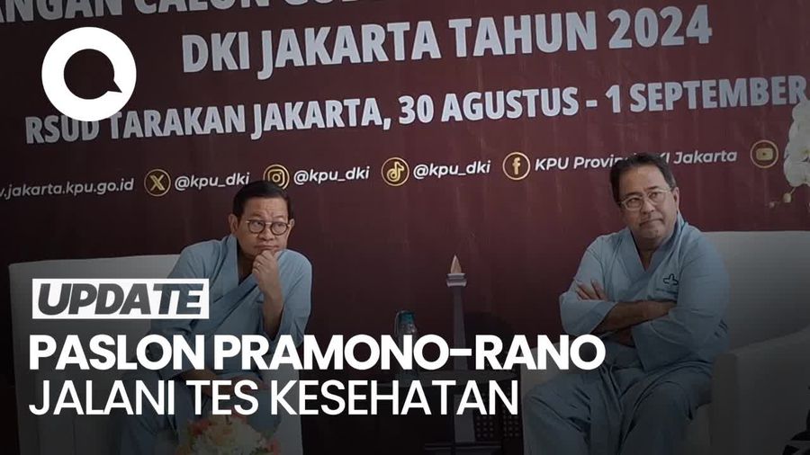 Pramono-Rano Karno Jalani 11 Jam Tes Kesehatan di RSUD Tarakan