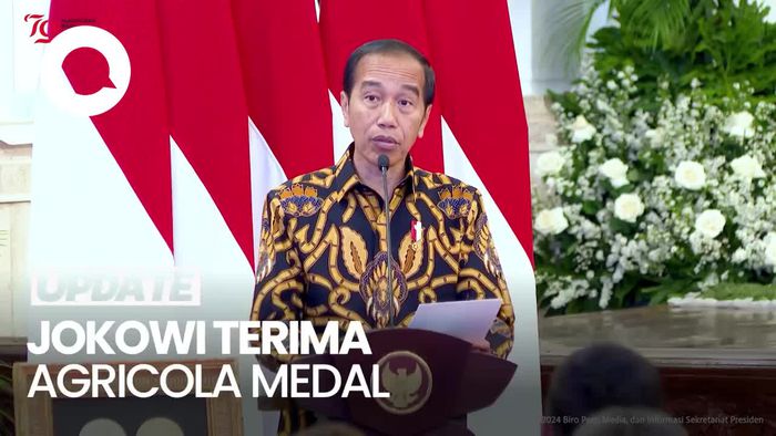 Jokowi Terima Agricola Medal dari FAO: Kita Persembahkan untuk Seluruh Petani