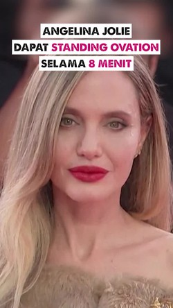 Momen Haru Angelina Jolie Dapat Standing Ovation di Venice Film Festival