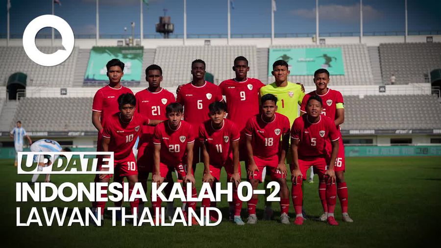 Indonesia U-20 Tumbang Lawan Thailand