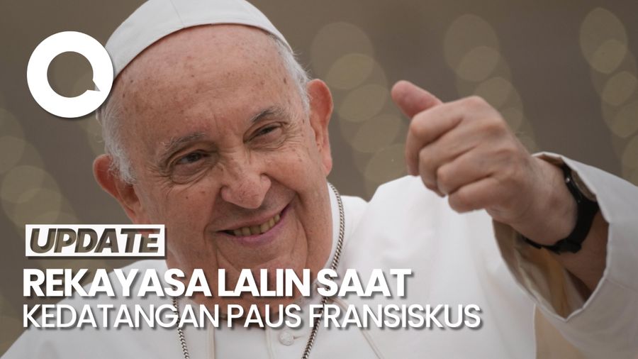 Ini Ruas Jalan yang Ditutup saat Kedatangan Paus Fransiskus