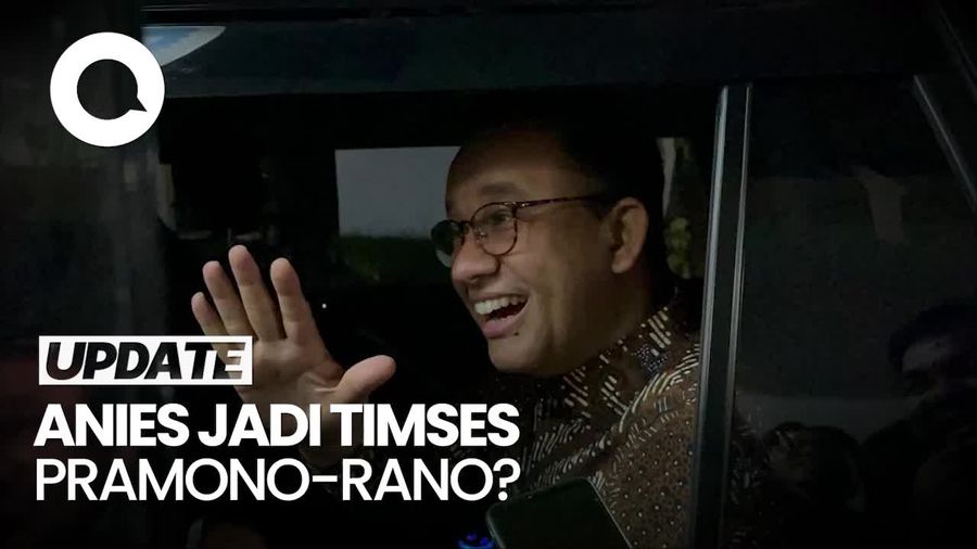 Jawaban Anies Ditanya Bergabung Jadi Tim Sukses Pramono-Rano