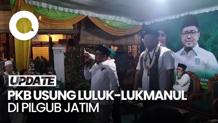 Momen Cak Imin Kawal Luluk-Lukmanul Daftar Pilgub Jatim