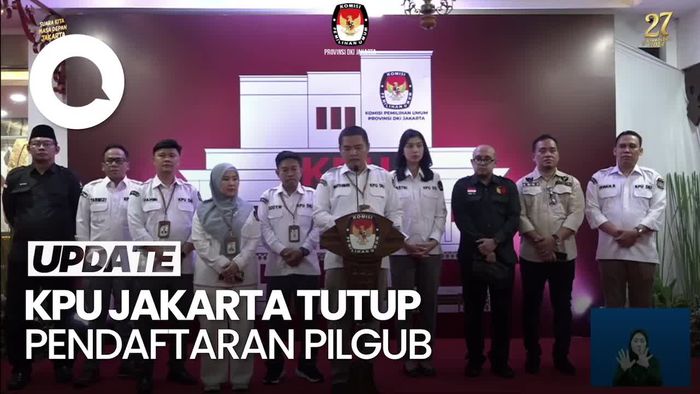 KPU Nyatakan Berkas Dharma-Kun Lengkap, Total 3 Paslon Maju Pilgub Jakarta