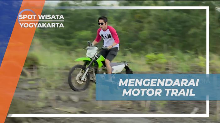 Menikmati Liburan, Seru-seruan Naik Motor Trail di Kawasan Merapi, Yogyakarta