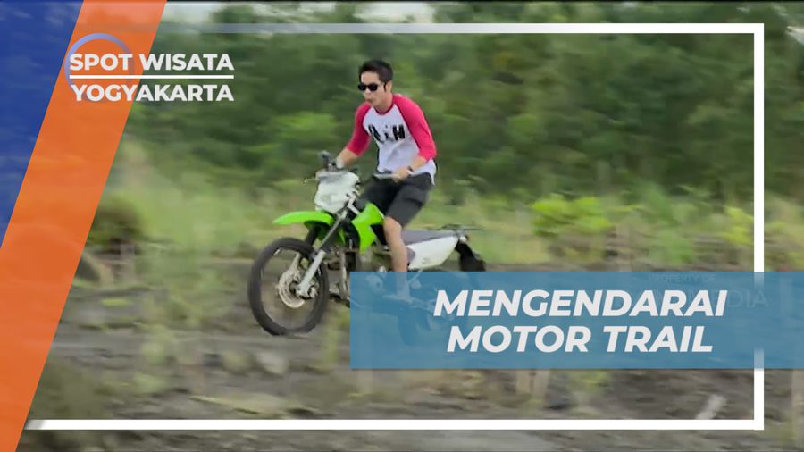 Menikmati Liburan, Seru-seruan Naik Motor Trail di Kawasan Merapi, Yogyakarta