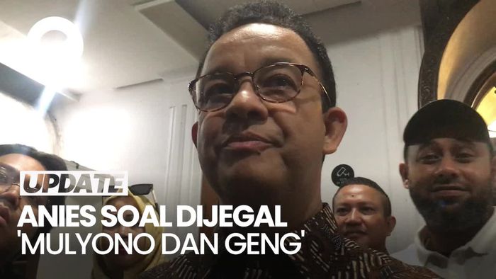 Anies soal Dijegal Mulyono dan Geng: Pak Ono Mengalami dari Dekat
