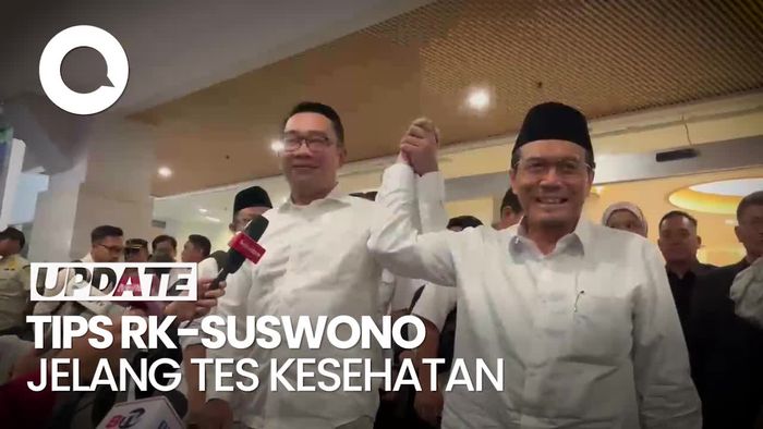 RK Mengaku Banyak Konsumsi Vitamin Doa Jelang Tes Kesehatan
