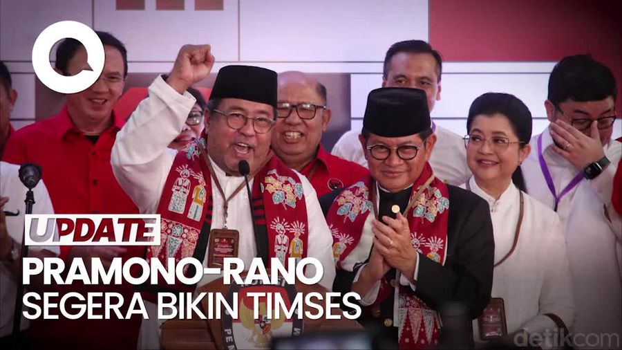 Pramono-Rano Ungkap Ketua Timses Bukan dari Kader PDIP
