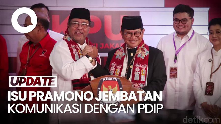 Jawaban Jokowi soal Isu Pramono Jadi Jembatan dengan PDIP
