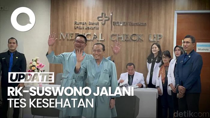 RK-Suswono Jalani Tes Kesehatan Syarat Maju Pilgub Jakarta