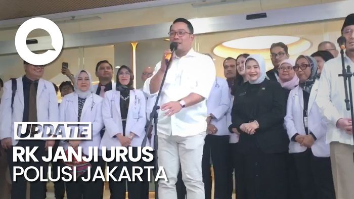 RK Langsung Singgung Polusi Jakarta Seusai Tes Kesehatan