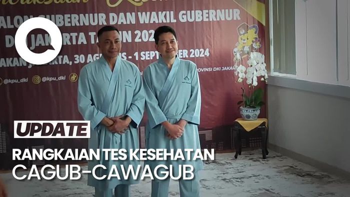 Dharma-Kun Tes Kesehatan untuk Pilgub Jakarta, Ini yang Diperiksa
