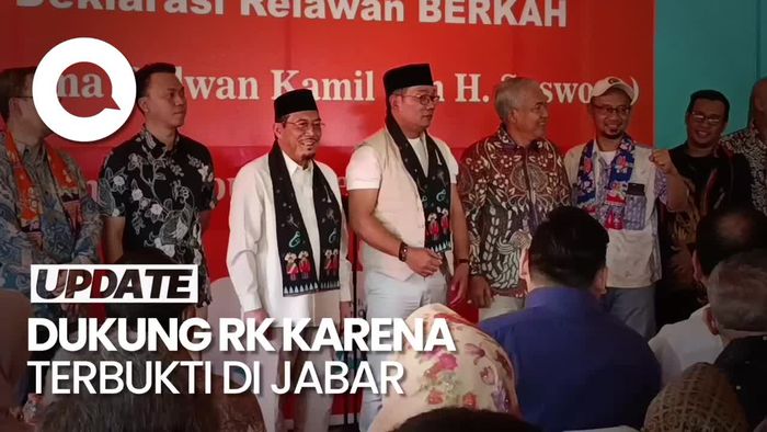 Relawan Berkah Deklarasi Dukung RK-Suswono: Sudah Terbukti di Jabar