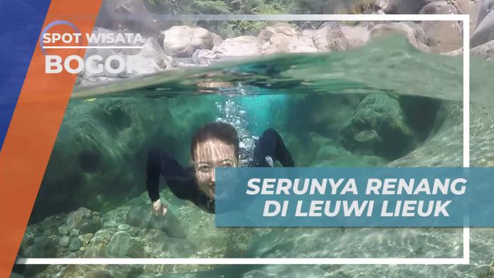 Berenang Menikmati Kesegaran Kolam Leuwi Lieuk Bogor