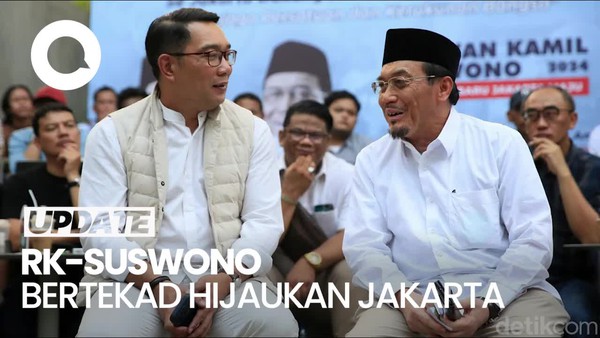 RK Bertekad Hijaukan Jakarta: Minimal 3 Kali Lipat