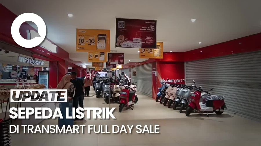 Murah Meriah! Sepeda Listrik di Transmart Full Day Sale Mulai Rp 2,8 Juta