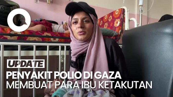 Kekhawatiran Para Orang Tua di Gaza Akan Penyakit Polio