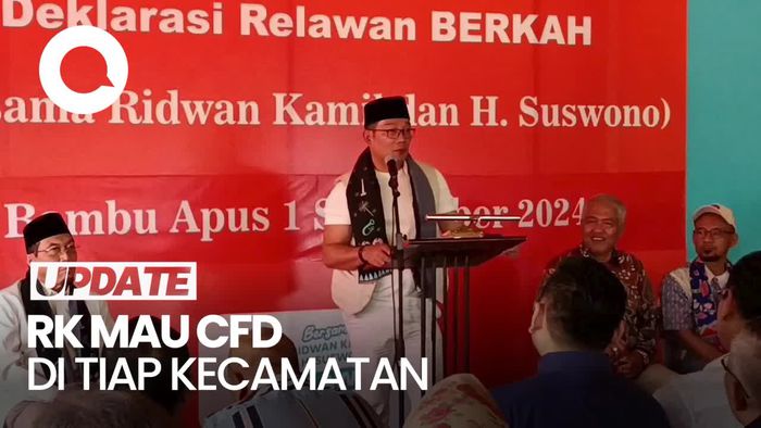RK Ingin CFD Tak hanya di Sudirman, Tapi di Seluruh Kecamatan