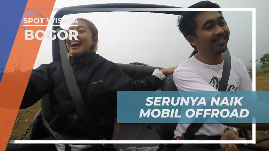 Menikmati Keseruan Melintasi Lintasan Naik-turun Mobil Offroad, Bogor