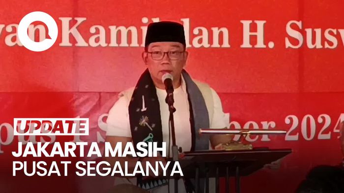RK Sebut Meski Ada IKN, Jakarta Pusat Segalanya hingga 20 Tahun Lagi