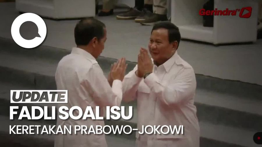 Fadli Zon Sebut Keretakan Prabowo-Jokowi Cuma Rumor: Buktinya di Rapimnas