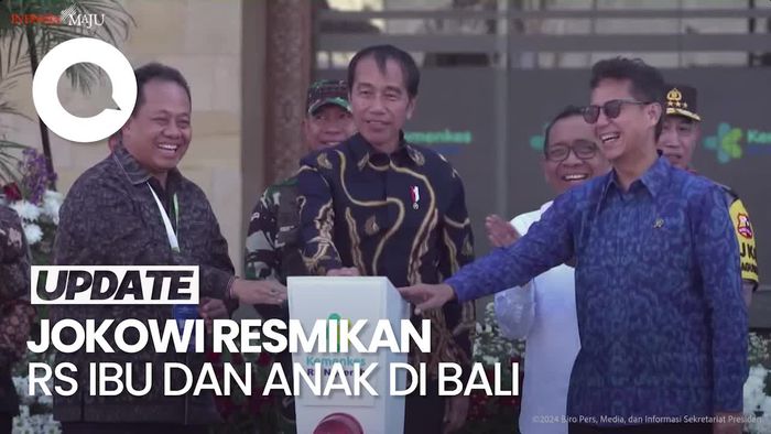 Jokowi Resmikan RS Ibu dan Anak di Bali, Anggarannya Rp 502 Miliar
