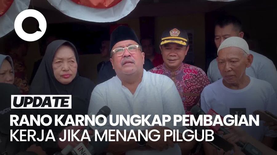 Rano Karno Jika Menang Pilgub Jakarta: Mas Pram Konseptor, Saya Eksekutor