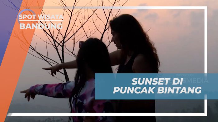 Menikmati Indahnya Sinar Sunset di Puncak Bintang, Bandung