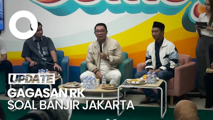 RK Beberkan Solusi untuk Tangani Banjir di Jakarta