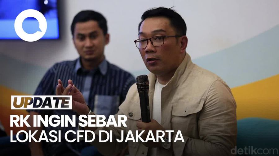 RK Ingin Sebar Lokasi CFD di Jakarta: Ada di Utara hingga Barat