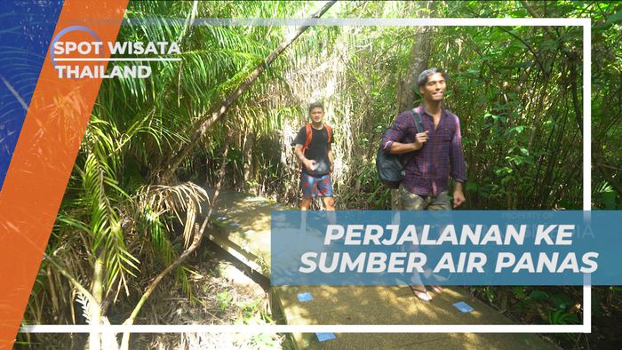 Menyusuri Jalan Menuju Pemandian Air Panans Krabi Hotspring, Thailand