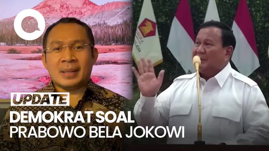 Prabowo soal Jokowi Dicubit yang Rasa Seluruh Kader, Demokrat Sependapat